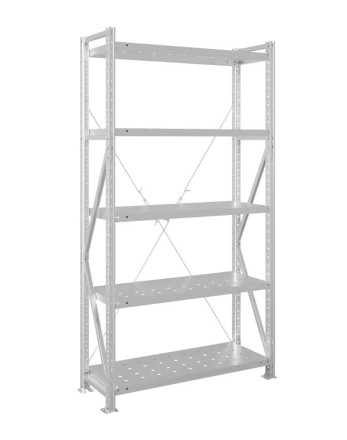 Стеллаж MS U 3000x1200x600 5 полок (400 кг, перф) купить в Ухте
