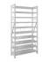 Стеллаж MS U 2000x1200x400 10 полок (180 кг, металл) купить в Ухте
