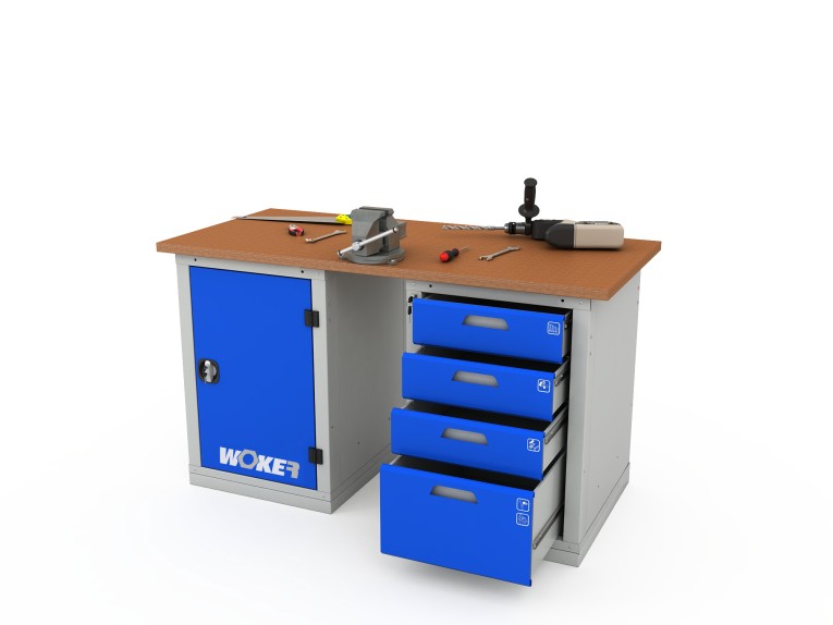 Верстак двухтумбовый WOKER PRO 2104.1200 купить в Ухте