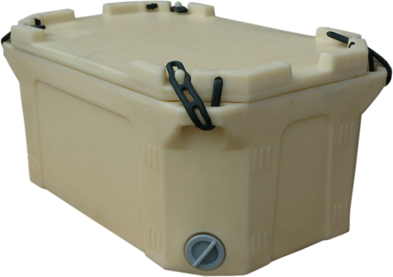 Контейнер 790х490х400 мм бежевый с крышкой купить в Ухте Контейнер 790х490х400 мм бежевый с крышкой купить в Ухте