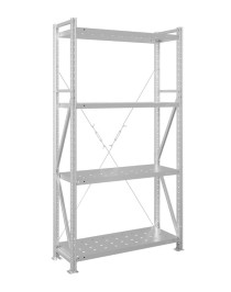 Стеллаж MS U 3000x700x800 4 полки (200 кг, перф) Стеллаж MS U 3000x700x800 4 полки (200 кг, перф)
