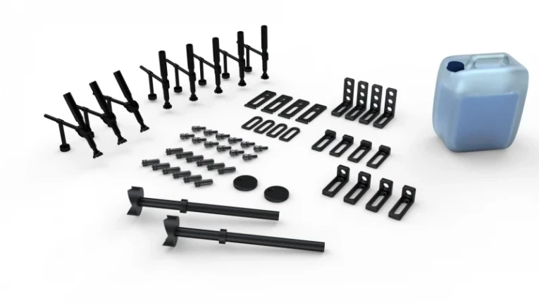 Набор оснастки для сварочного стола №2: Базовый (49 предметов) купить в Ухте