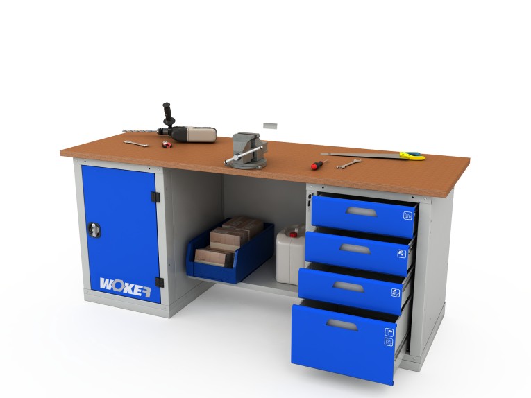 Верстак двухтумбовый WOKER PRO 2104.2000 купить в Ухте