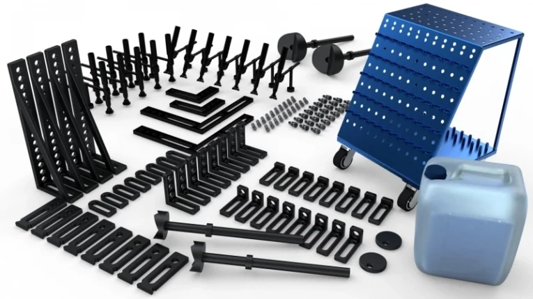 Набор оснастки для сварочного стола №4: Профессиональный (117 предметов) купить в Ухте Набор оснастки для сварочного стола №4: Профессиональный (117 предметов) купить в Ухте