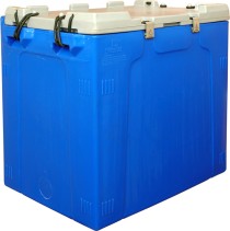 Контейнер 840х575х745 мм синий с крышкой