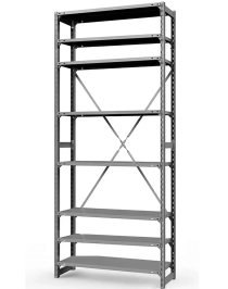 Стеллаж ТСУ 2200x1200x600 8 полок (300 кг, перф)