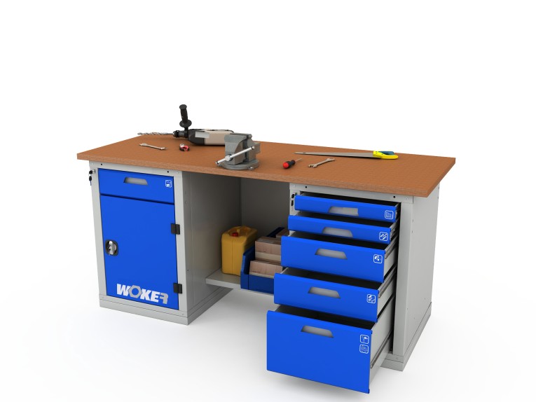 Верстак двухтумбовый WOKER PRO 2205.1800 купить в Ухте