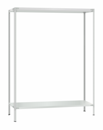 Стеллаж металлический Титан МС-500 2300х1500х500 2 полки Стеллаж металлический Титан МС-500 2300х1500х500 2 полки