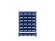Стеллаж для пластиковых лотков SORTEX двухсторонний 1500x1000x800.03 купить в Ухте