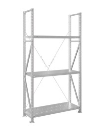 Стеллаж MS U 2000x1200x1000 3 полки (350 кг, перф) Стеллаж MS U 2000x1200x1000 3 полки (350 кг, перф)
