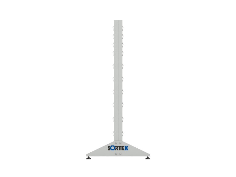 Стеллаж для пластиковых лотков SORTEX двухсторонний 1500x1000x800.06 купить в Ухте