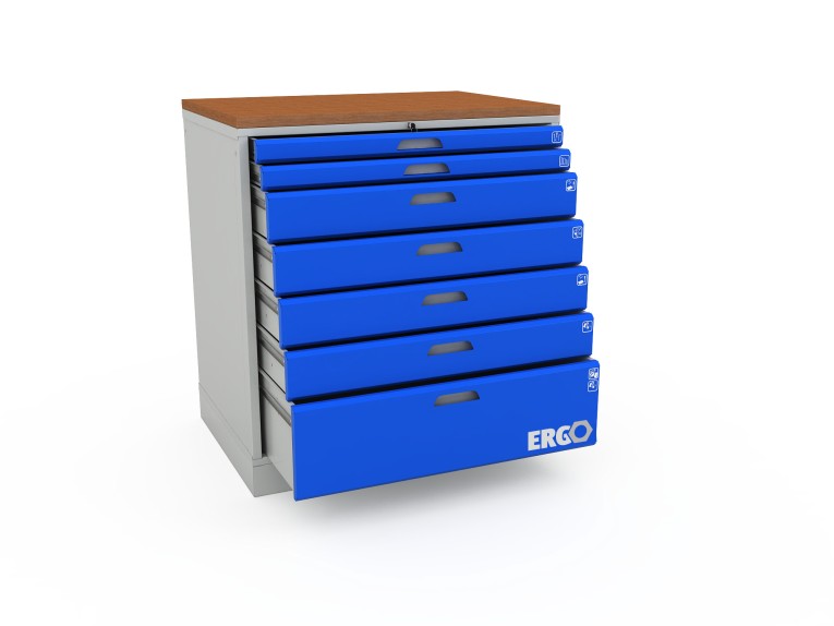 Тумба инструментальная ERGO XL 07.2 купить в Ухте