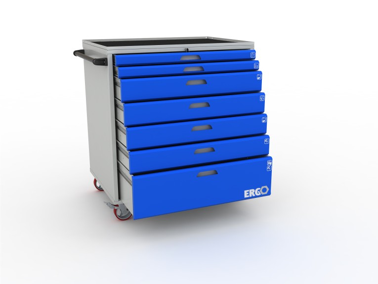 Тумба инструментальная ERGO XL 07.3 купить в Ухте