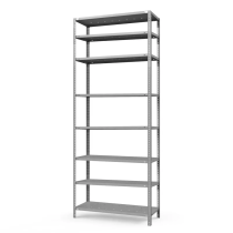 Стеллаж ТС Лайт с перф. полками 1000х1200х800 8 полок