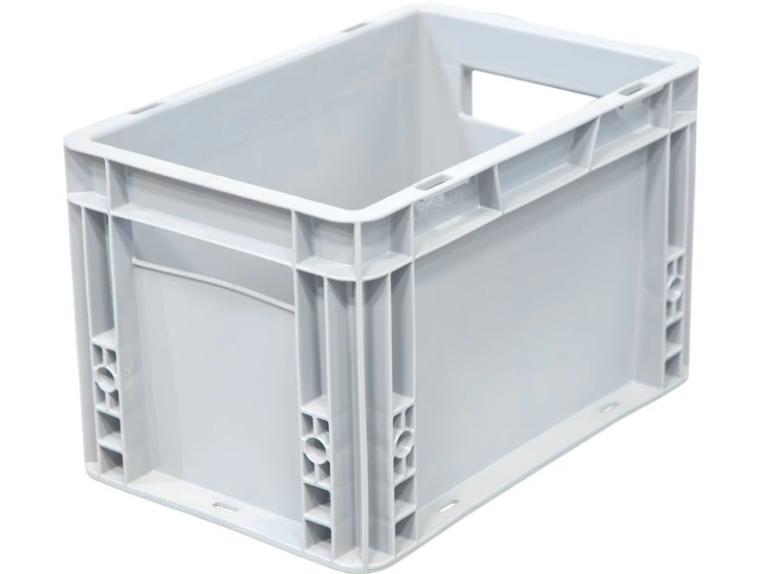 Ящик 300х200х170 сплошной, гладкое дно, цв. серый купить в Ухте