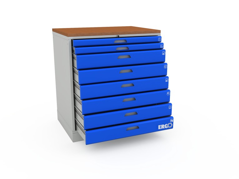 Тумба инструментальная ERGO XL 08.2 купить в Ухте