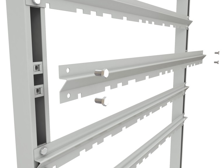 Стеллаж для пластиковых лотков SORTEX односторонний 1500x1000x450.01 купить в Ухте Стеллаж для пластиковых лотков SORTEX односторонний 1500x1000x450.01 купить в Ухте