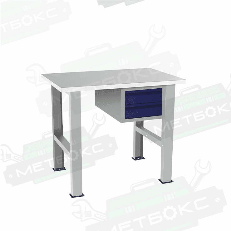 Верстак бестумбовый с подвесным ящиком ВП-Э купить в Ухте