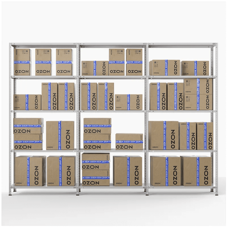 Стеллаж ПВЗ Озон 2000х3000х400 5 полок купить в Ухте