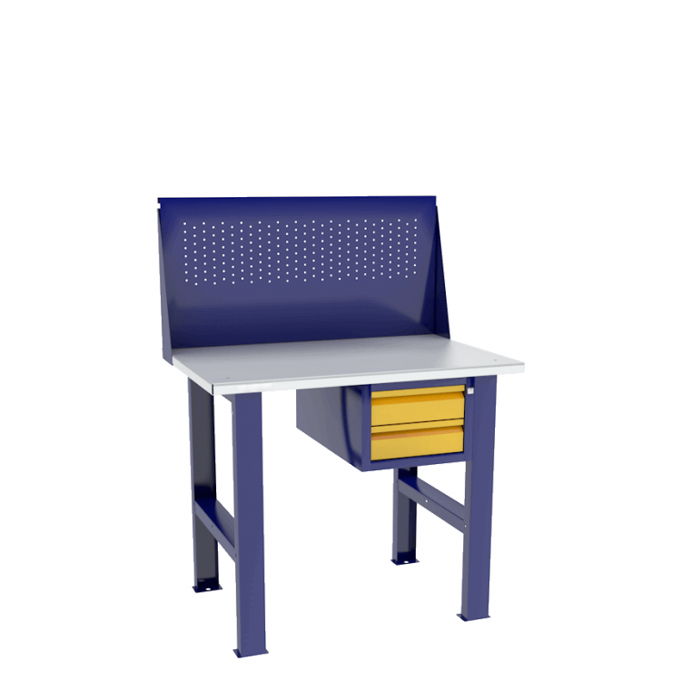 Верстак бестумбовый с подвесным ящиком ВП-Э с экраном купить в Ухте Верстак бестумбовый с подвесным ящиком ВП-Э с экраном купить в Ухте