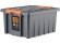 Контейнер особопрочный Rox Box PRO 36 (500х390х250 мм с крышкой и клипсами, антрацит) купить в Ухте