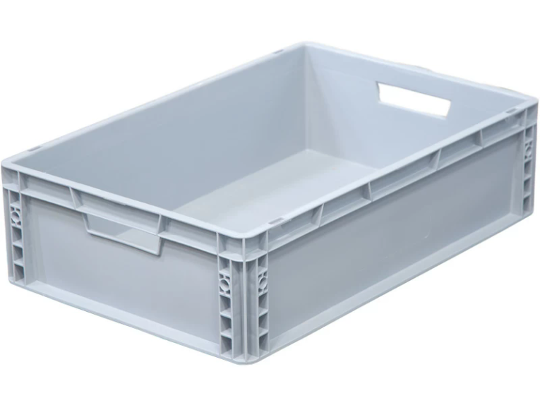 Ящик 600х400х170 сплошной, усиленное дно, цв. серый купить в Ухте