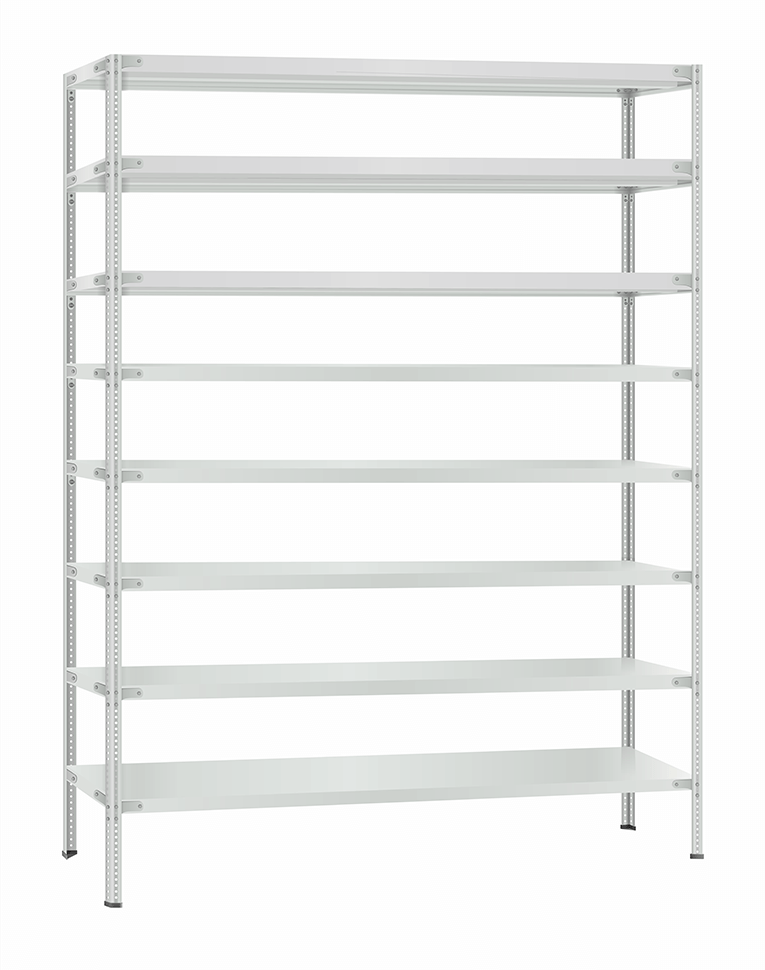 Стеллаж металлический Титан МС-900 2300x1000x500 8 полок купить в Ухте