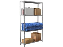 Стеллаж MS Standart 1850х1000х400 4 полки Стеллаж MS Standart 1850х1000х400 4 полки