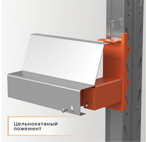 Стеллаж набивной паллетный (3000х1580х1800 мм), 1 линия, 2 яруса купить в Ухте