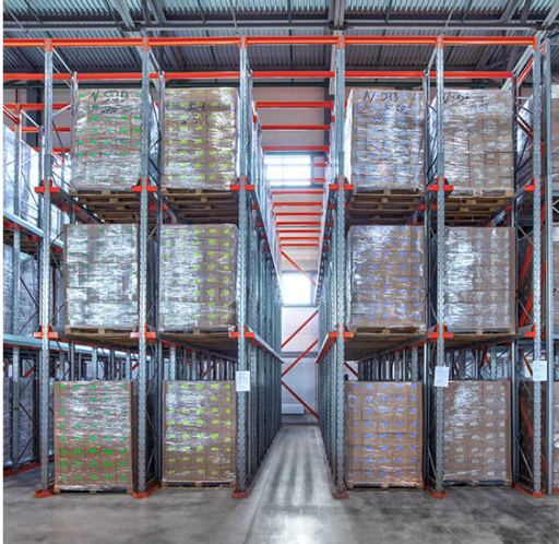 Стеллаж набивной паллетный (3000х1580х1800 мм), 1 линия, 2 яруса купить в Ухте