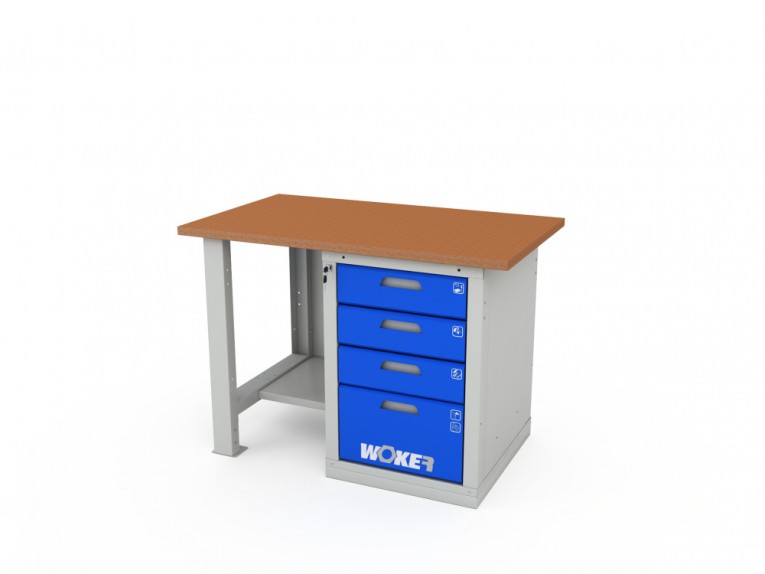 Верстак однотумбовый WOKER PRO 1004.1200 купить в Ухте