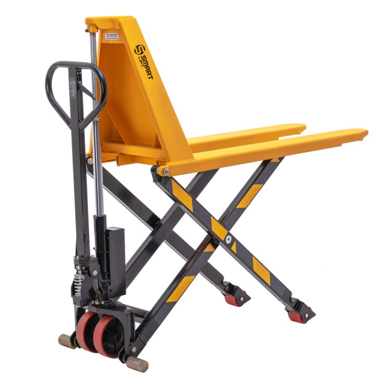 Гидравлическая тележка (рохля) SD-HL (HLT15, г/п 1500 кг, вилы 1150x550 мм, высокоподъемная 800 мм) SMARTLIFT (SMART) купить в Ухте