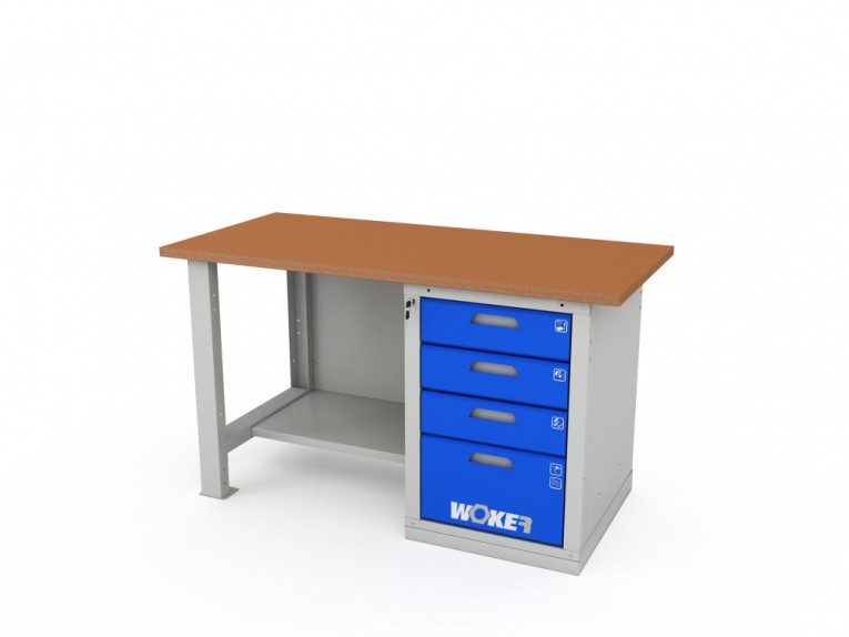 Верстак однотумбовый WOKER PRO 1004.1500 купить в Ухте