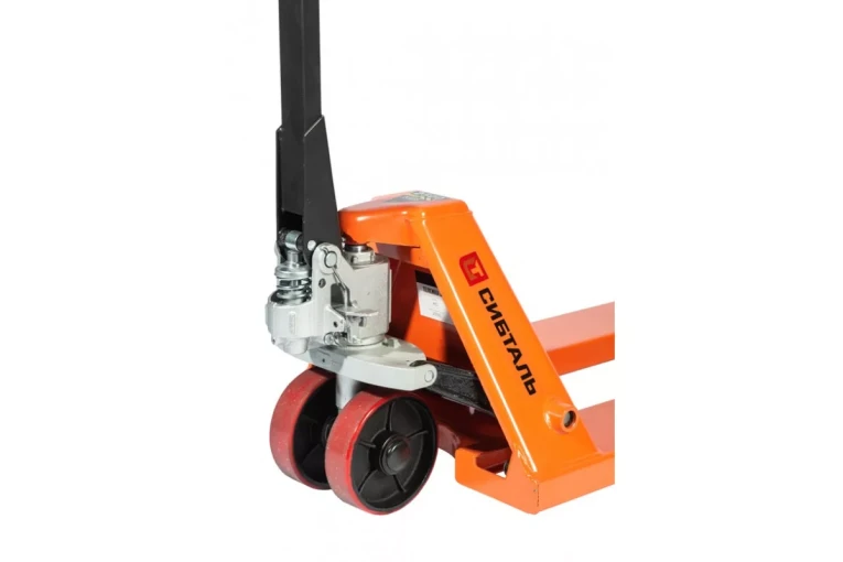 Гидравлическая тележка (рокла) AC, 2 т, Вилы: 1150 Х 550, СибТаль, полиуретановые колеса купить в Ухте