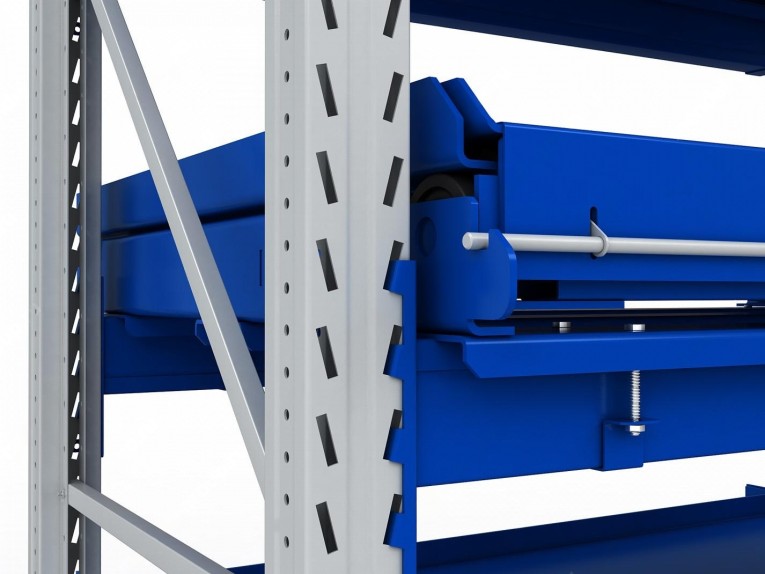 Стеллаж с выкатными платформами S-HEAVY 1000/900 (4 яруса хранения) купить в Ухте