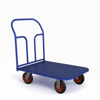Тележка платформенная ТП 6 (г/п 550 кг, 1200x800 мм, колеса литая протекторная резина 200 мм) купить в Ухте Тележка платформенная ТП 6 (г/п 550 кг, 1200x800 мм, колеса литая протекторная резина 200 мм) купить в Ухте