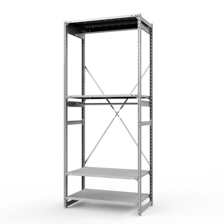 Стеллаж металлический ТСУ Универсал, 2500х1060х600 мм.Штанги: 2шт. Полки: металл перф. 4 шт. купить в Ухте