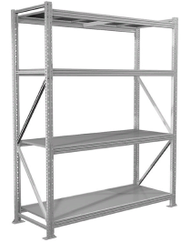 Стеллаж MS Profi 3000х2100х800 4 полки Стеллаж MS Profi 3000х2100х800 4 полки