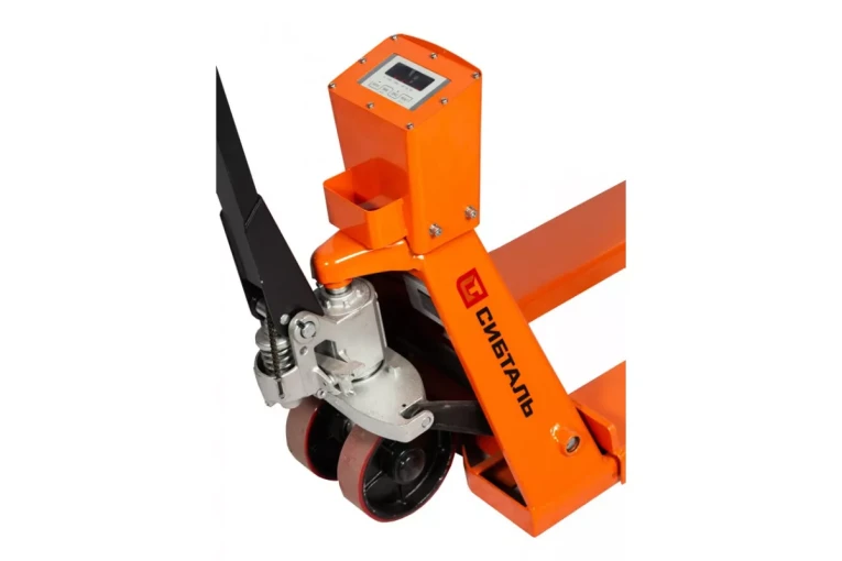 Гидравлическая тележка (рокла) ACR-ES c весами, 2,5 т, Вилы: 1150 Х 550, СибТаль, полиуретановые колеса купить в Ухте Гидравлическая тележка (рокла) ACR-ES c весами, 2,5 т, Вилы: 1150 Х 550, СибТаль, полиуретановые колеса купить в Ухте